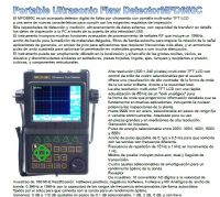 DETECTOR DE FALLAS Y DEFECTOS POR ULTRASONIDO 